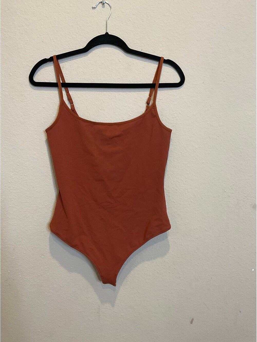 We The Free People rust spaghetti strap bodysuit size M